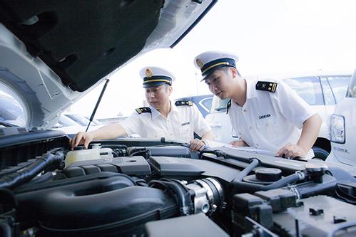 車輛暫時進出口進口前的工作是怎么做的？